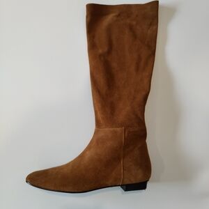 Delman Suede Leather Knee High Boots